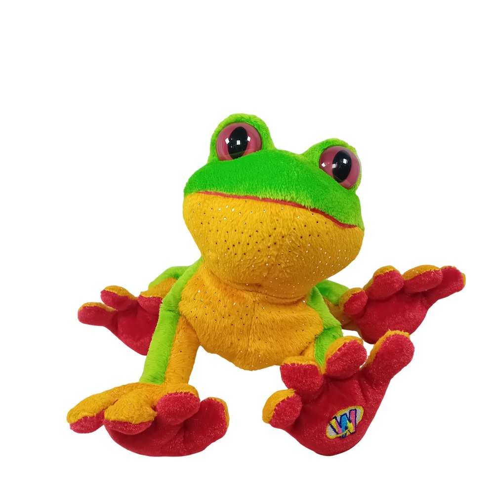 Y2K Ganz Webkinz Tree Frog Plushie Stuffed Animal Virtual Pet Kids HM109 NO CODE